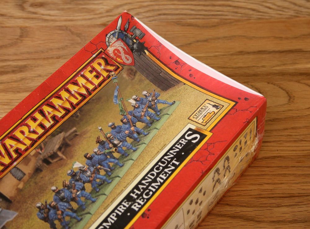 Warhammer Estalian Handgunners X4 - Empire - Metal OOP 1992 - Démontées Non Peintes