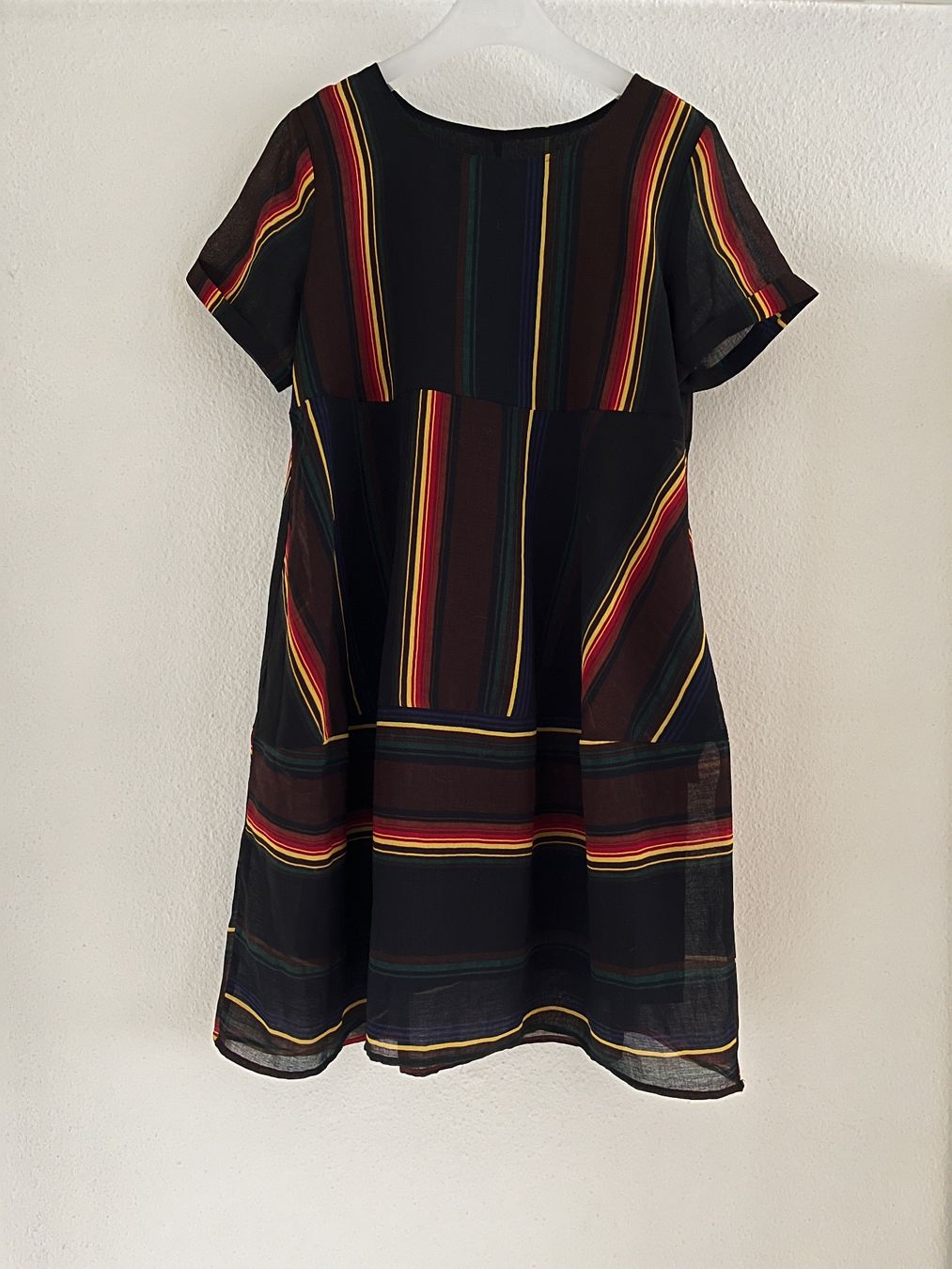 Vestiti: Damenkleid mit farbigen Streifen - Größe M – Usato da Kilchberg ZH venduto da Ch.C