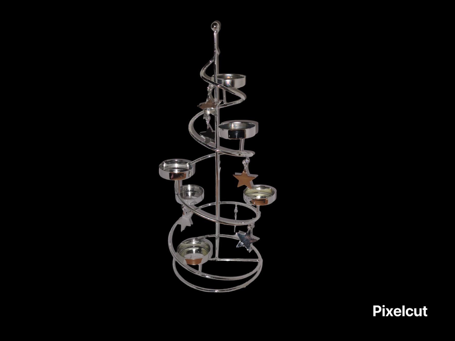 Kerzenständer: Teelichthalter in Spiralbaumform – Gebraucht aus Balsthal von dad_9zd9