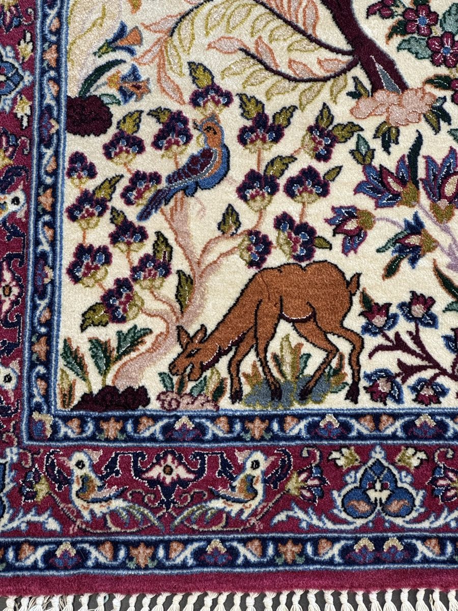 Tappeti: Echter Perserteppich Isfahan mit Seide – Usato da Liestal venduto da galerie_nategh 4