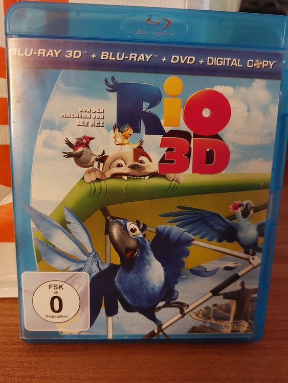 Rio 3D Blu-ray, DVD, Digital Copy - Perfekt für Filmabend! (Gebraucht ...