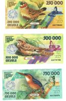 Elobey Grande Set 6 Stk 2017 Vögel UNZ Fantasy