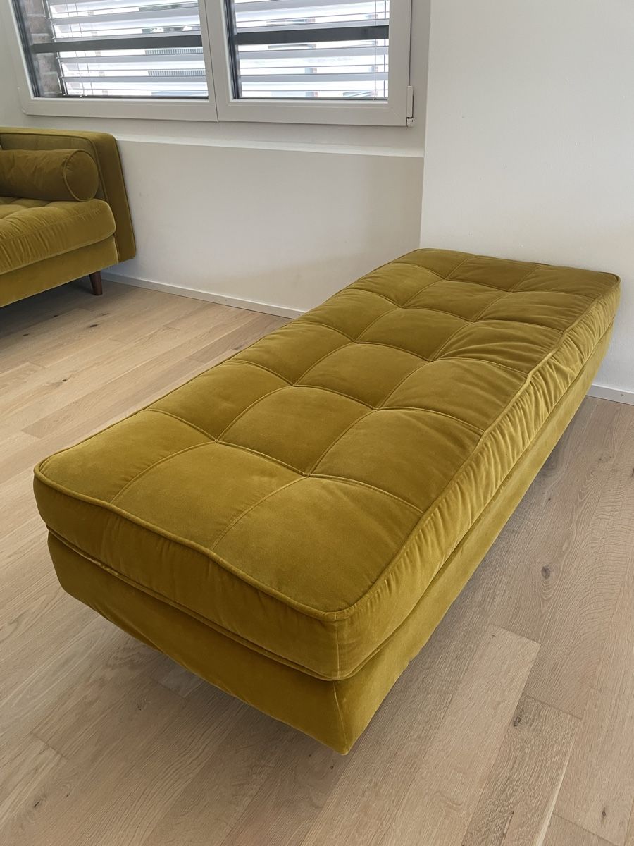 Tabourets: Länglicher Hocker, samt – D'occasion à Schaffhausen par Ginavo