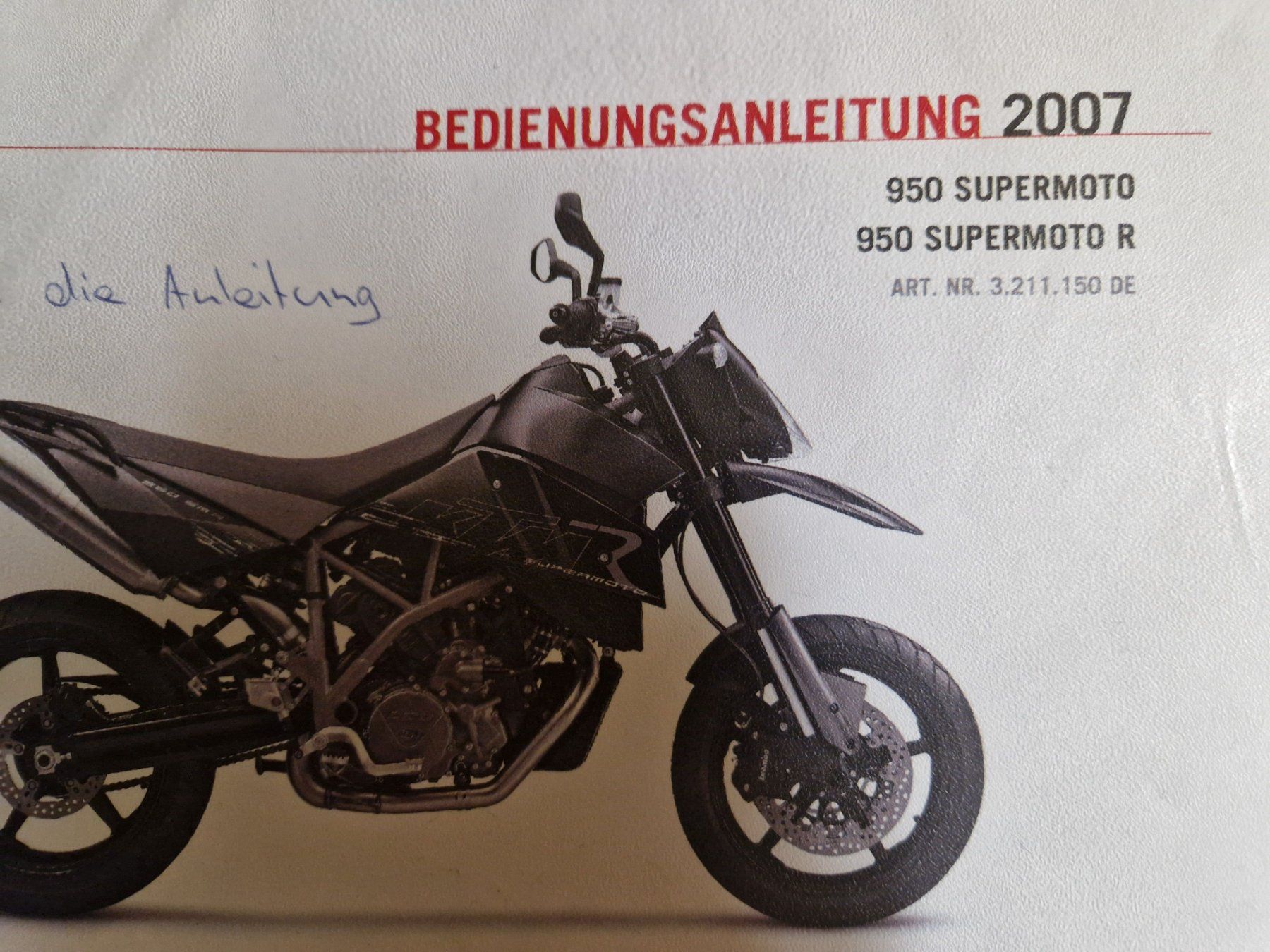 KTM Strasse: **KTM 950 Supermoto**frisch ab MFK** – Gebraucht aus Flawil von LG-AG_Teilemarkt 9