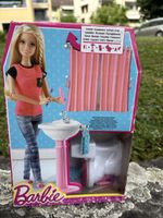 Barbie Badezimmer Zubehoer Set, neuwertig