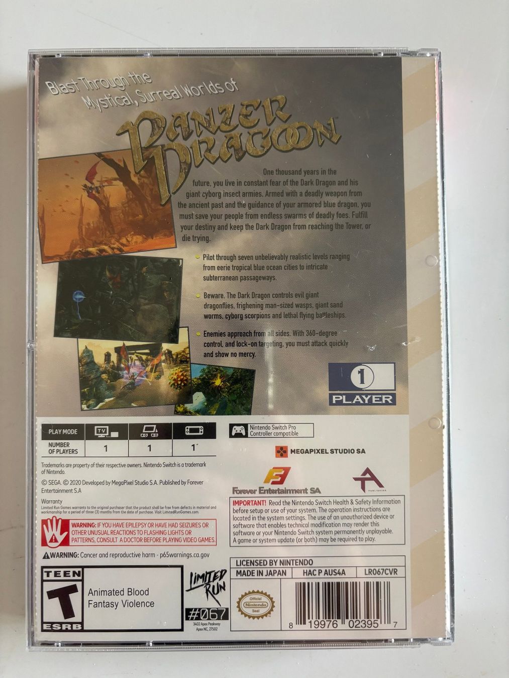 Nintendo Giochi: Switch Limited Run #67: Panzer Dragoon Classic Edition/RARE – Nuovo e nell'imballaggio originale da Petit-lancy venduto da Jototti 1