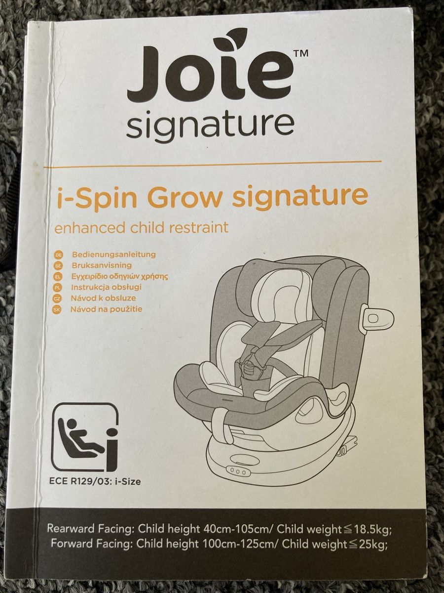 Joie Seggiolini per auto: Joie Autositz 360* i-spin Grow – Usato da Chur venduto da Tommm 6