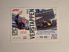 F1 Max Verstappen Red Bull Team Topps Turbo Attax 2026