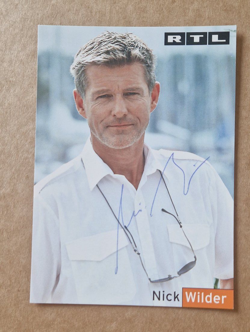 Autografi: Nick Wilder - handsigniert – Usato da Menziken venduto da Autogramme