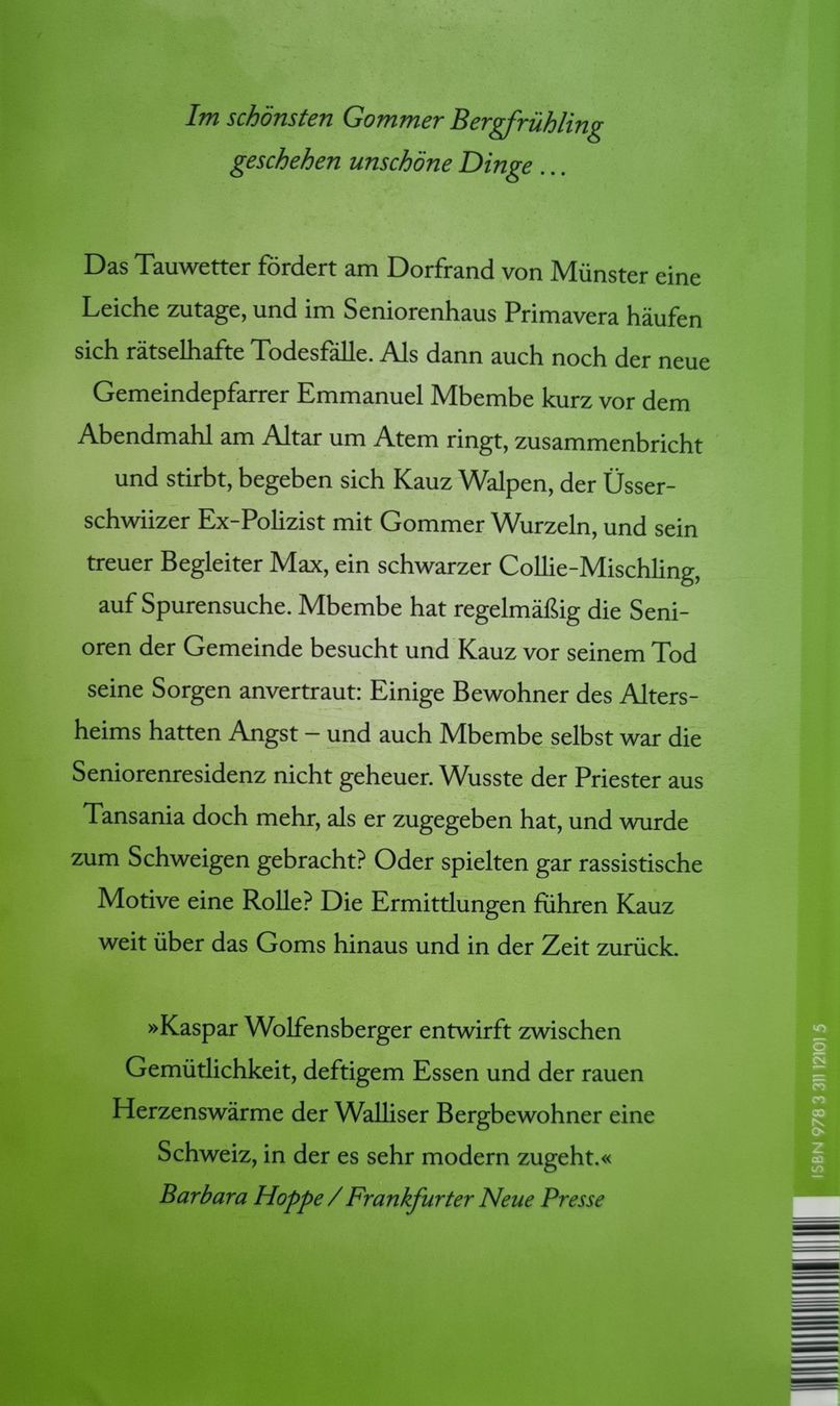 Libri: Buch Kaspar Wolfensberger "Gommer Frühling" – Usato da Islikon venduto da EFH651 1