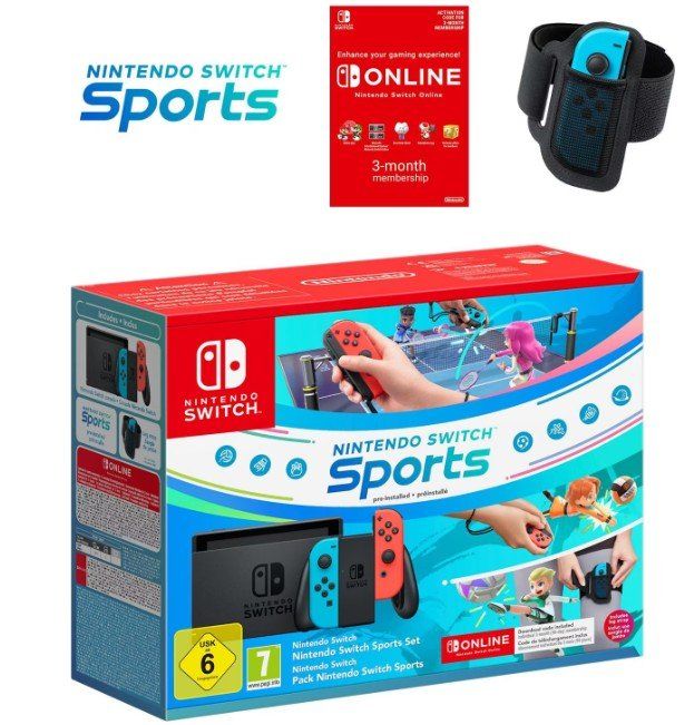 Nintendo Console: Nintendo Switch plus Switch Sports mit Garantie – Usato da Bussigny venduto da logialp