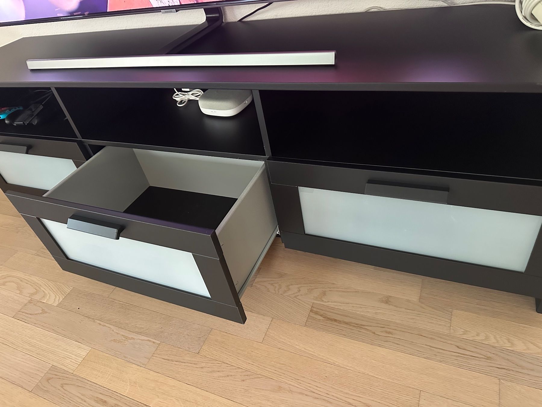 Ikea Mobili TV: Fernsehmöbel TV-Möbel IKEA BRIMNES schwarz – Nuovo (secondo la descrizione) da Turbenthal venduto da Siemis_777 2