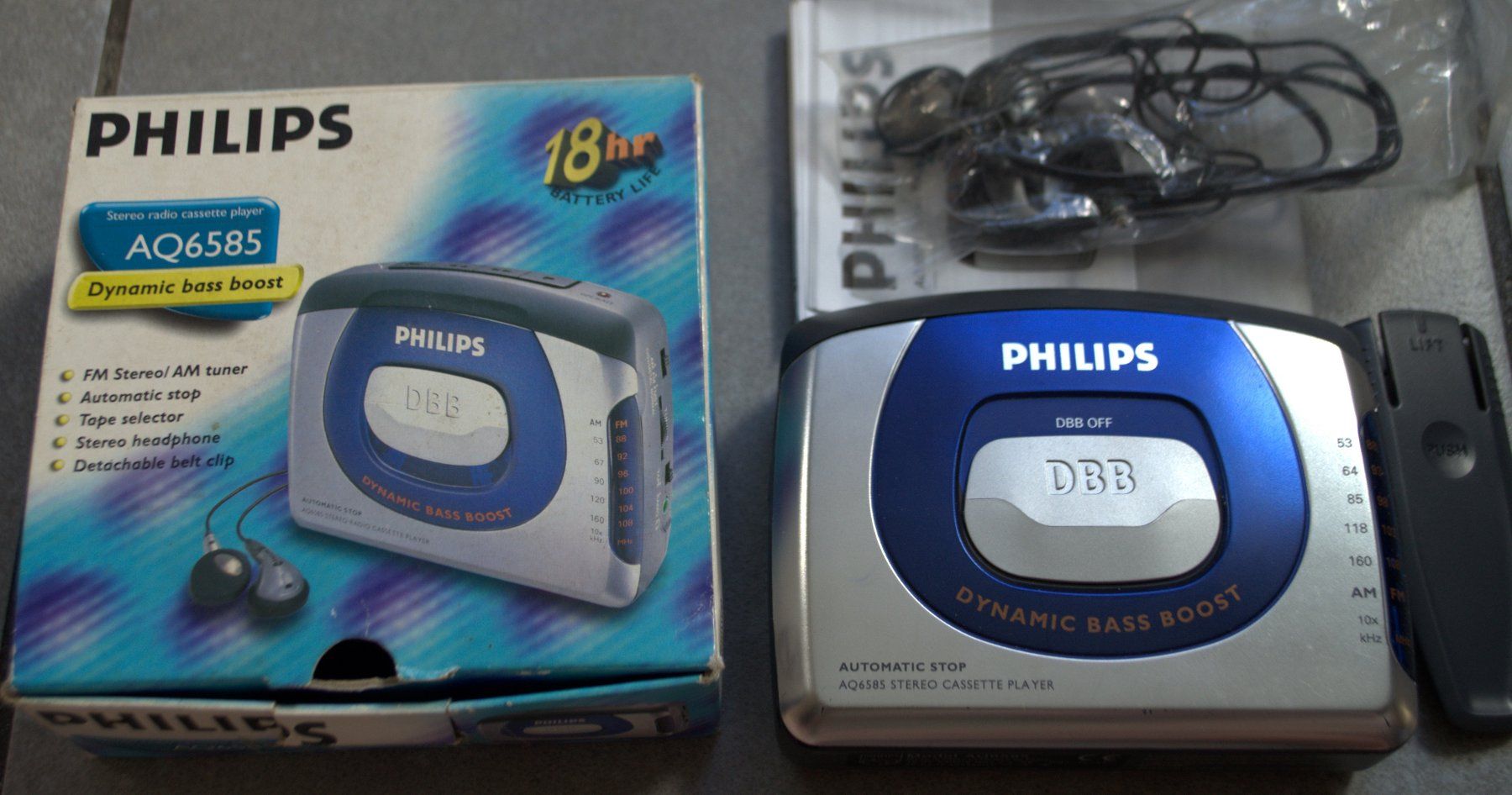 Philips Lecteur media portable: Philips AQ6585 Walkman – Neuf (Voir description) à Collonges par arashee