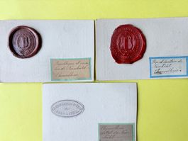 NEUCHÂTEL - 3X Cachets - 19ème S. CHANCELLERIE - Ø 37mm