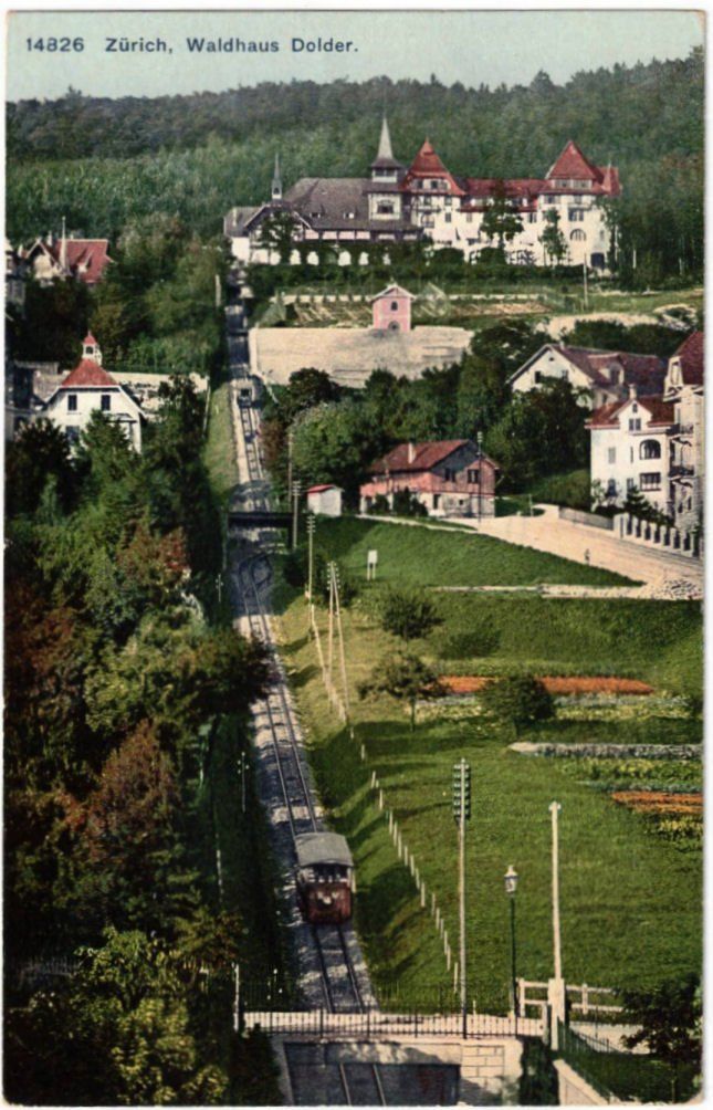 Cartoline postali: Zürich - Dolder mit Standseilbahn – Usato da Binningen venduto da Mountainrider