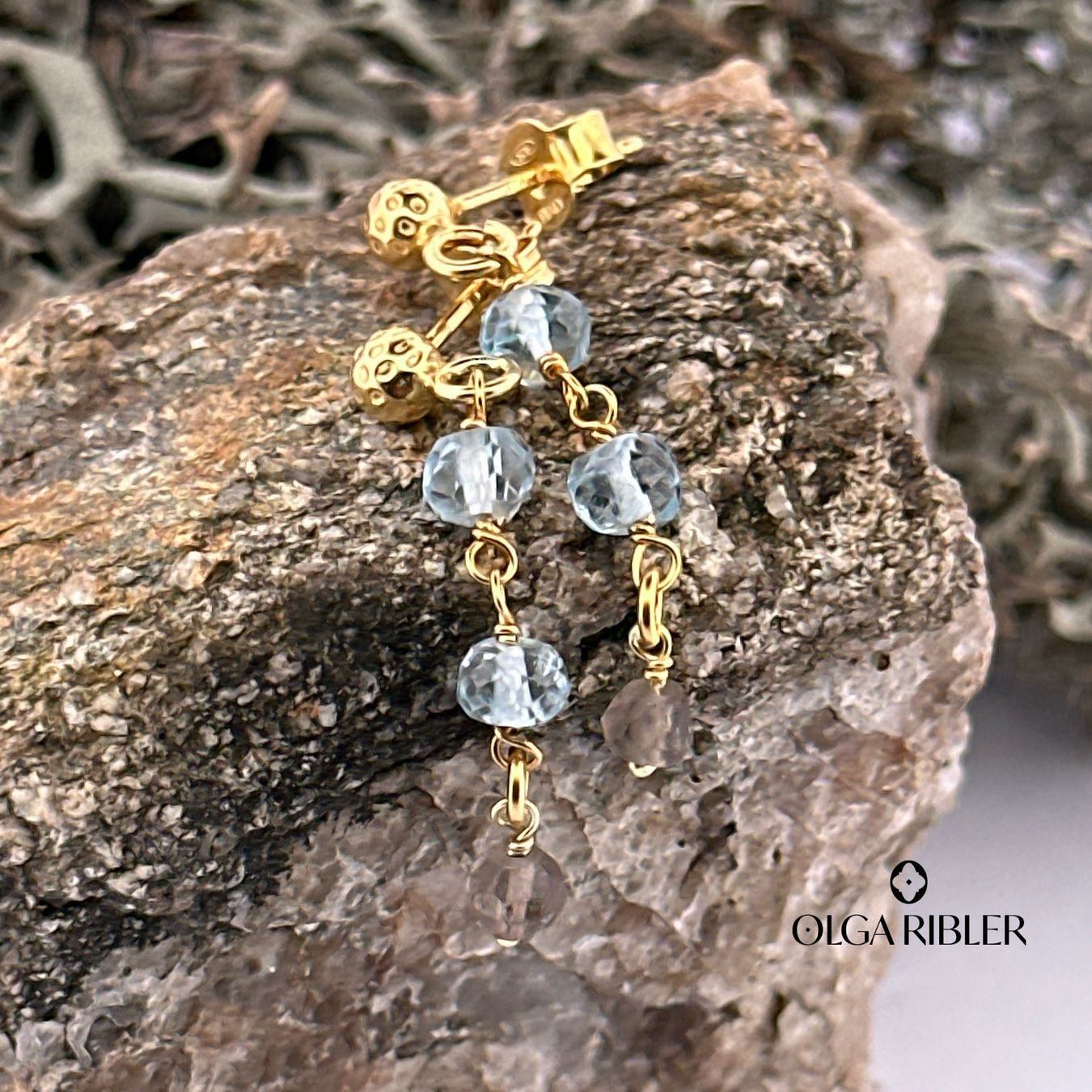 Olga Ribler Orecchini pendenti & Orecchini a lobo: Sterling Silber 925 Ohrringe mit Aquamarin – Nuovo (secondo la descrizione) da Luzern venduto da Schmuckoutlet 4