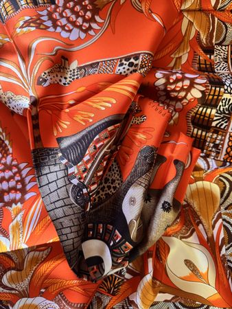 Hermès carré neuf Marche du Zambeze 