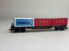 EB- Liliput Containerwagon 2x ACL 1 x Kühne& Nagel