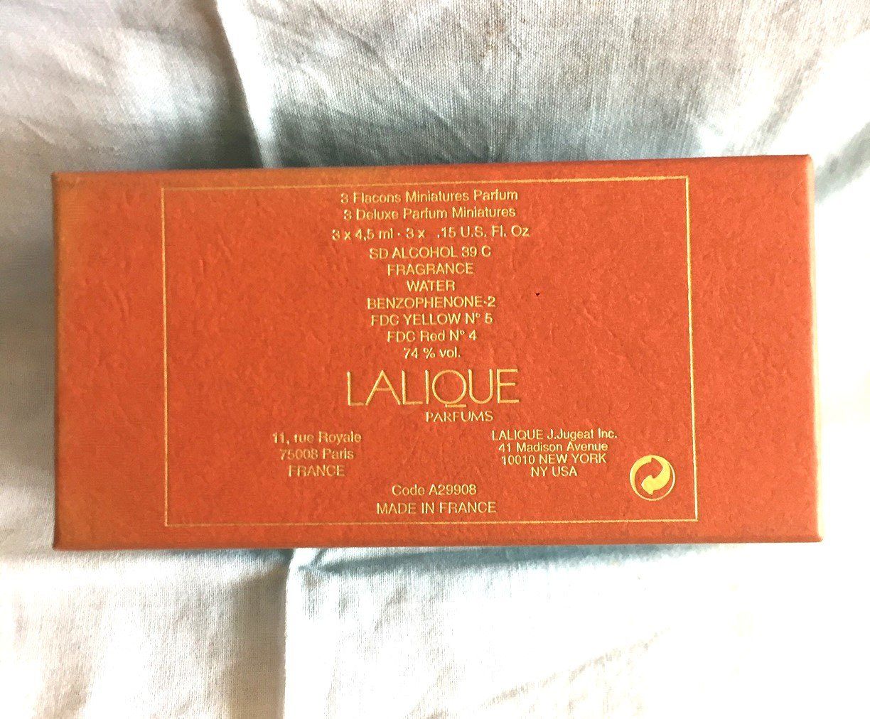 Lalique Flaconi: Lalique  Miniature Parfüme Flakon – Usato da Minusio venduto da Mer66 2