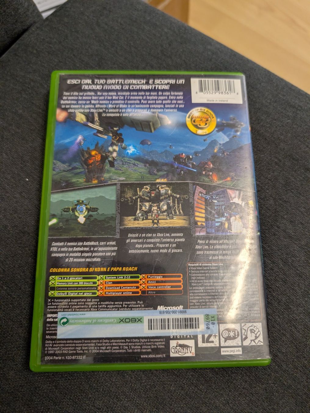 Spiele: Mechassault 2 Microsoft xbox – Gebraucht aus Giubiasco von Ticinerd 1