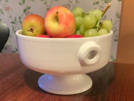 Margrit Linck Obstschale auf Fuss Keramik, top Zustand