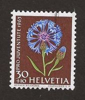Briefmarken Schweiz 1963 P.J  Mi 789y  Z J203L Gebraucht