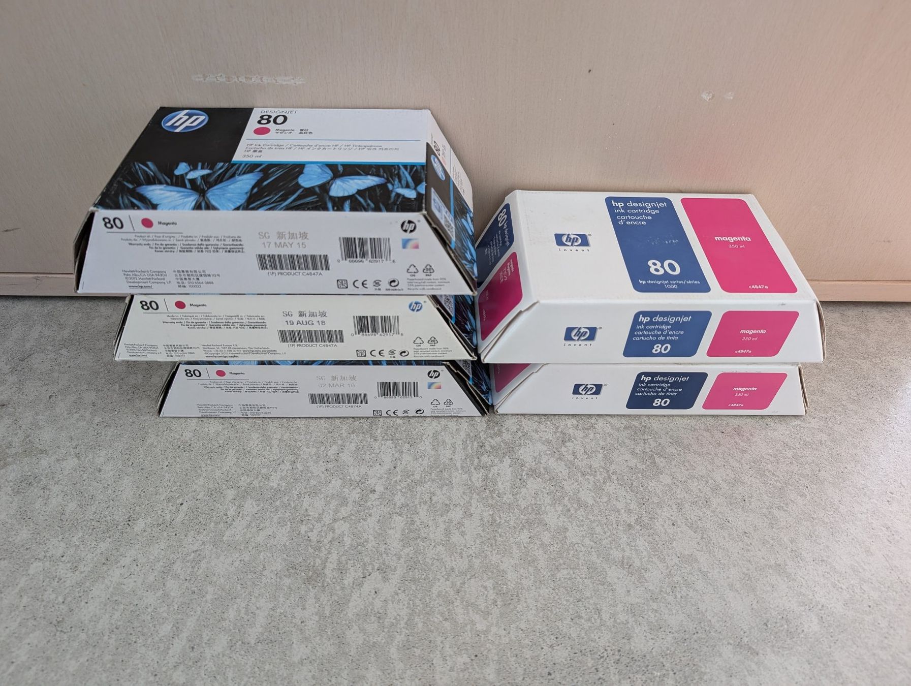Hewlett Packard Cartucce per stampanti & toner: 25 HP Tinte No.80 – Nuovo (secondo la descrizione) da Fehraltorf venduto da loremgmbh 2
