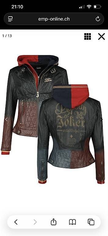 Jacken: Lederjacke  von Suicide Squad grösse L – Gebraucht aus Obersaxen von nae_9jzf 1