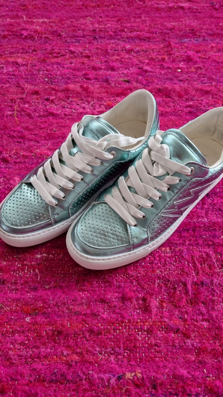 Zadig & Voltaire Scarpe da uomo: Sneaker blau metallic Zadig & Voltaire 41 – Usato da Bad Zurzach venduto da Mfritzli 2