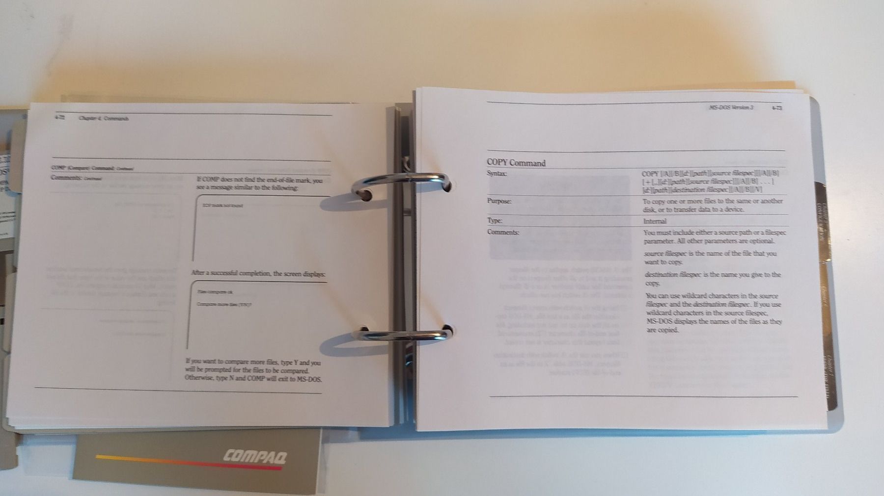 Compaq PCs: Compaq DOS 3.3 – Gebraucht aus Bassins von mazette13 4