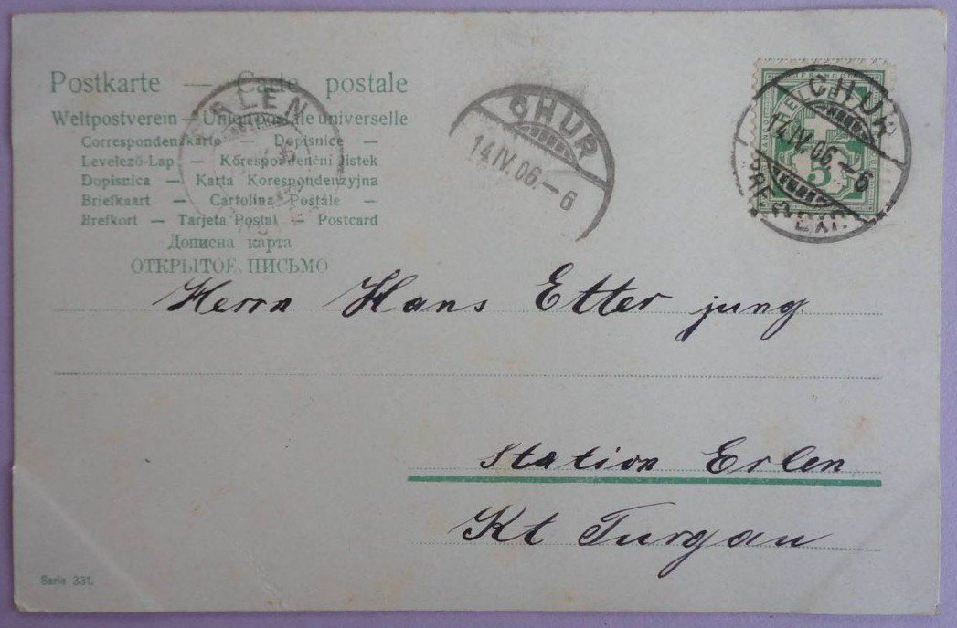 Cartes postales: Herzliche Ostergrüsse ! – Défectueux à Fétigny par Billy2miny 1