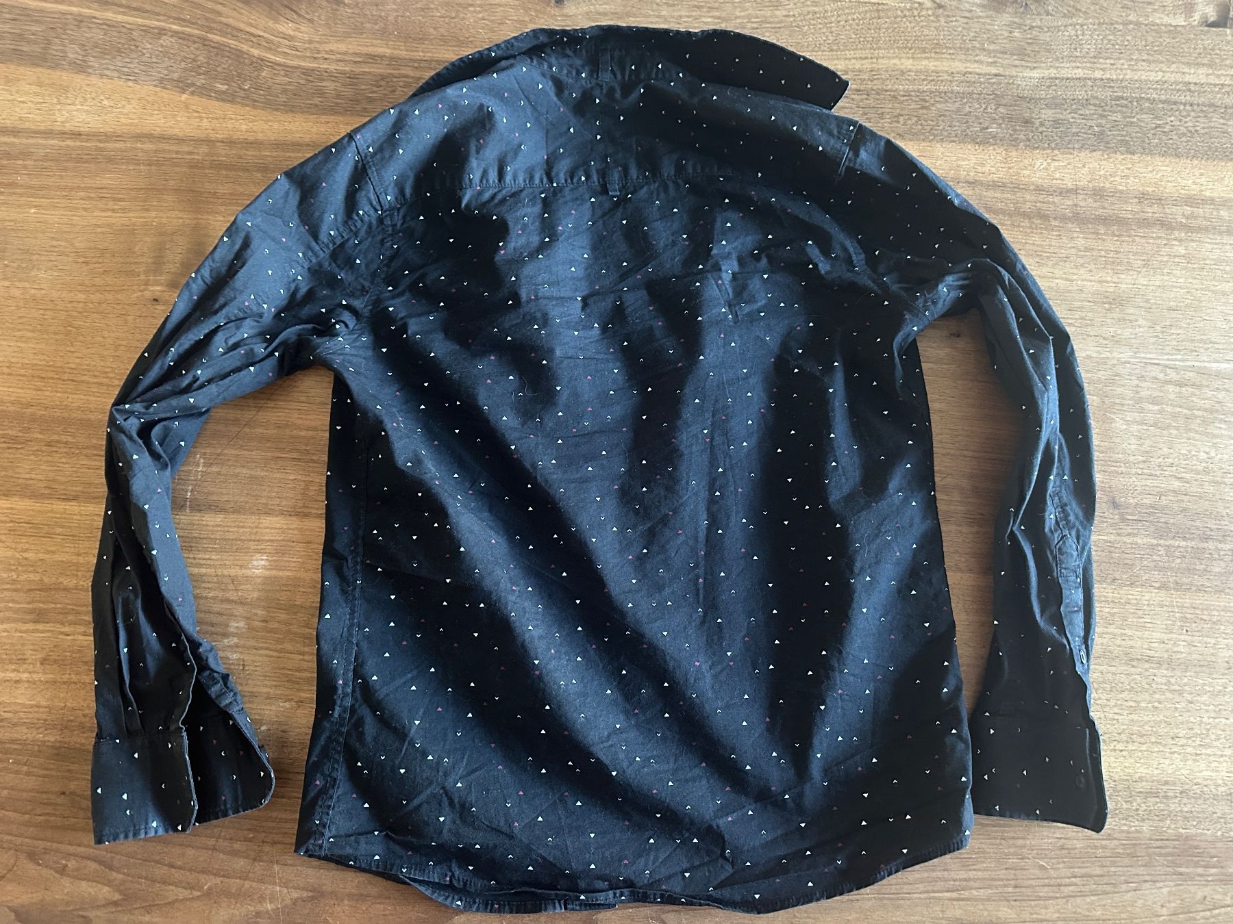 We Camicie, T-shirt & Polo: Hemd schwarz mit Muster, Gr. 146, WE – Usato da Winterthur venduto da manelio113 1