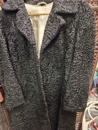 Wintermantel Persianer Pelz  Vintage mit Mängel