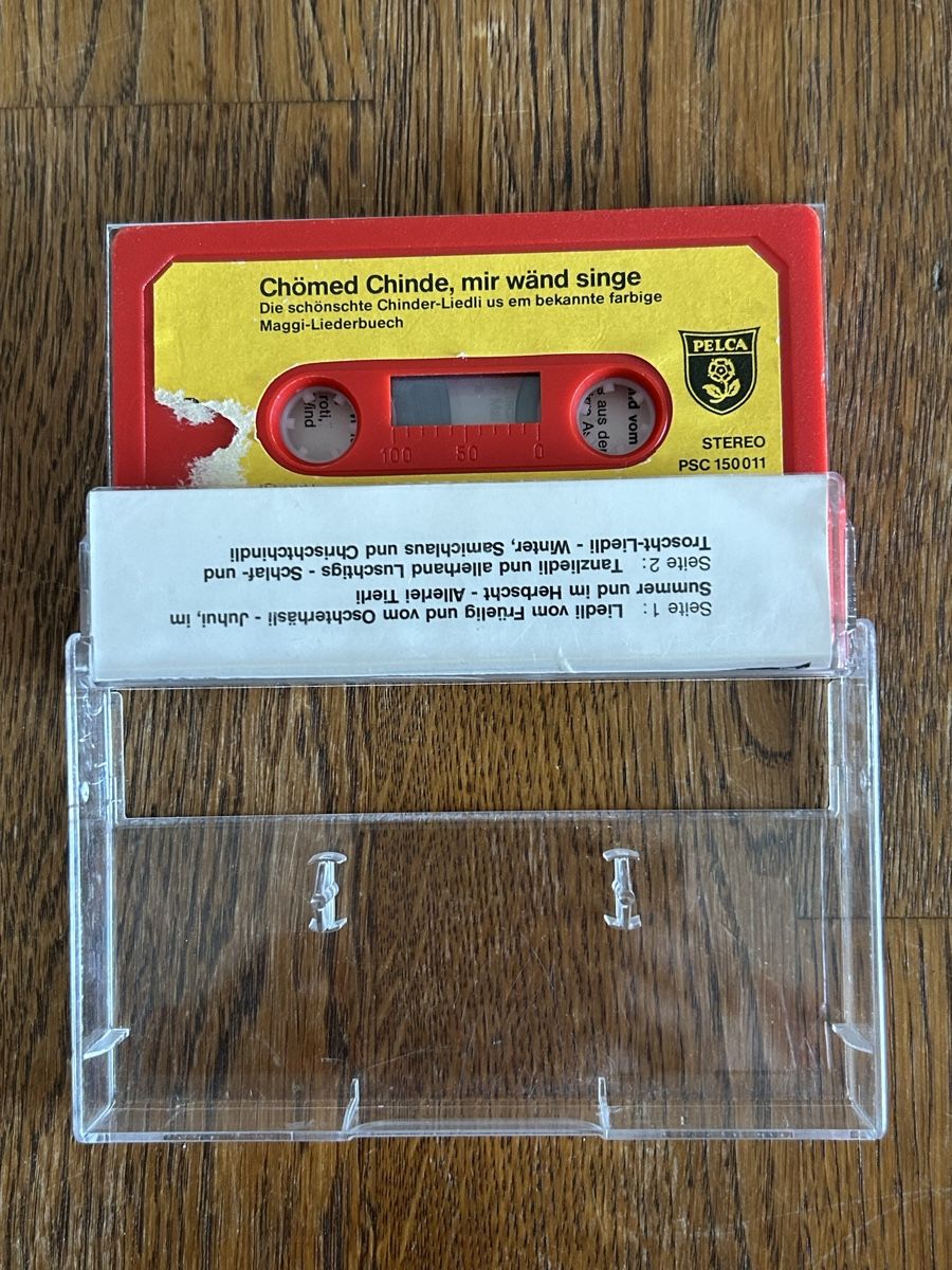 Musicassette: Chömed Chinde, mir wänd singe Kassette  – Usato da Wolhusen venduto da eve_m6cg 1