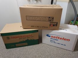4 Umzugskartons - guter Zustand