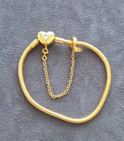 Armband für Charms 19cm goldfarbig +Garantie