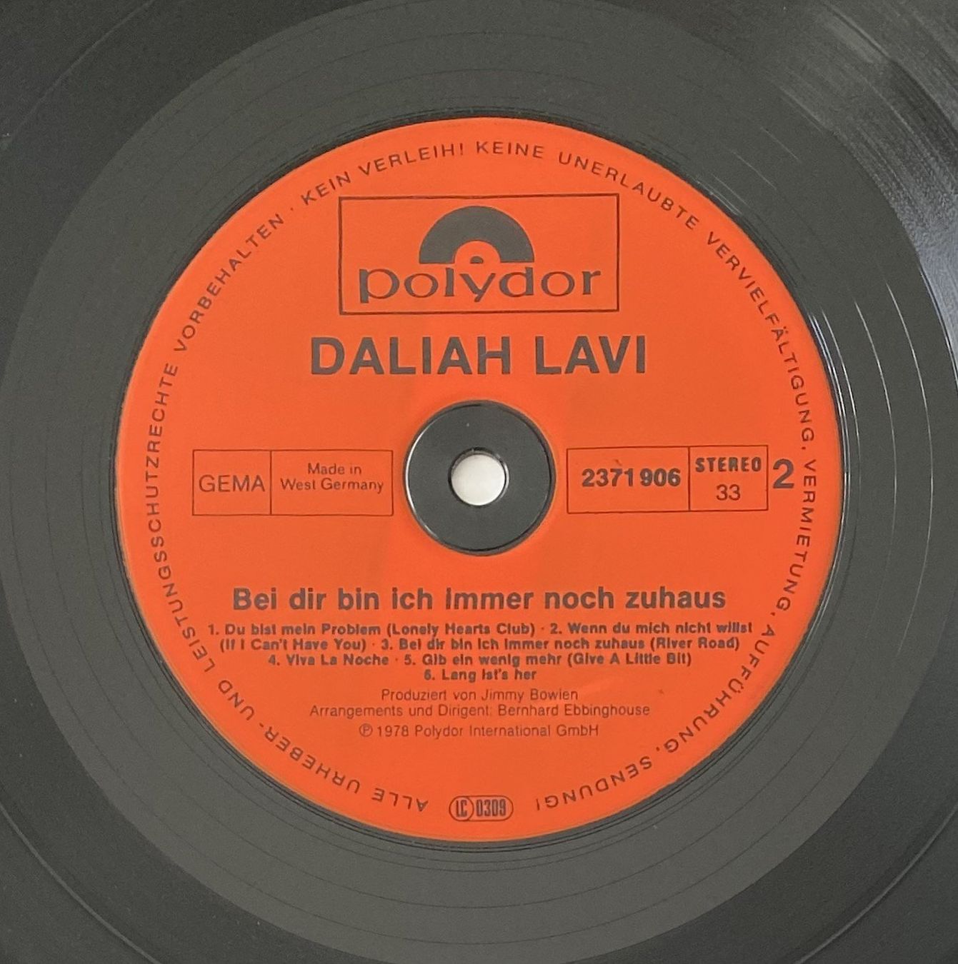 Dischi in vinile: Daliah Lavi, Bei dir bin ich immer noch zuhaus – Usato da Flums venduto da Empe1 3