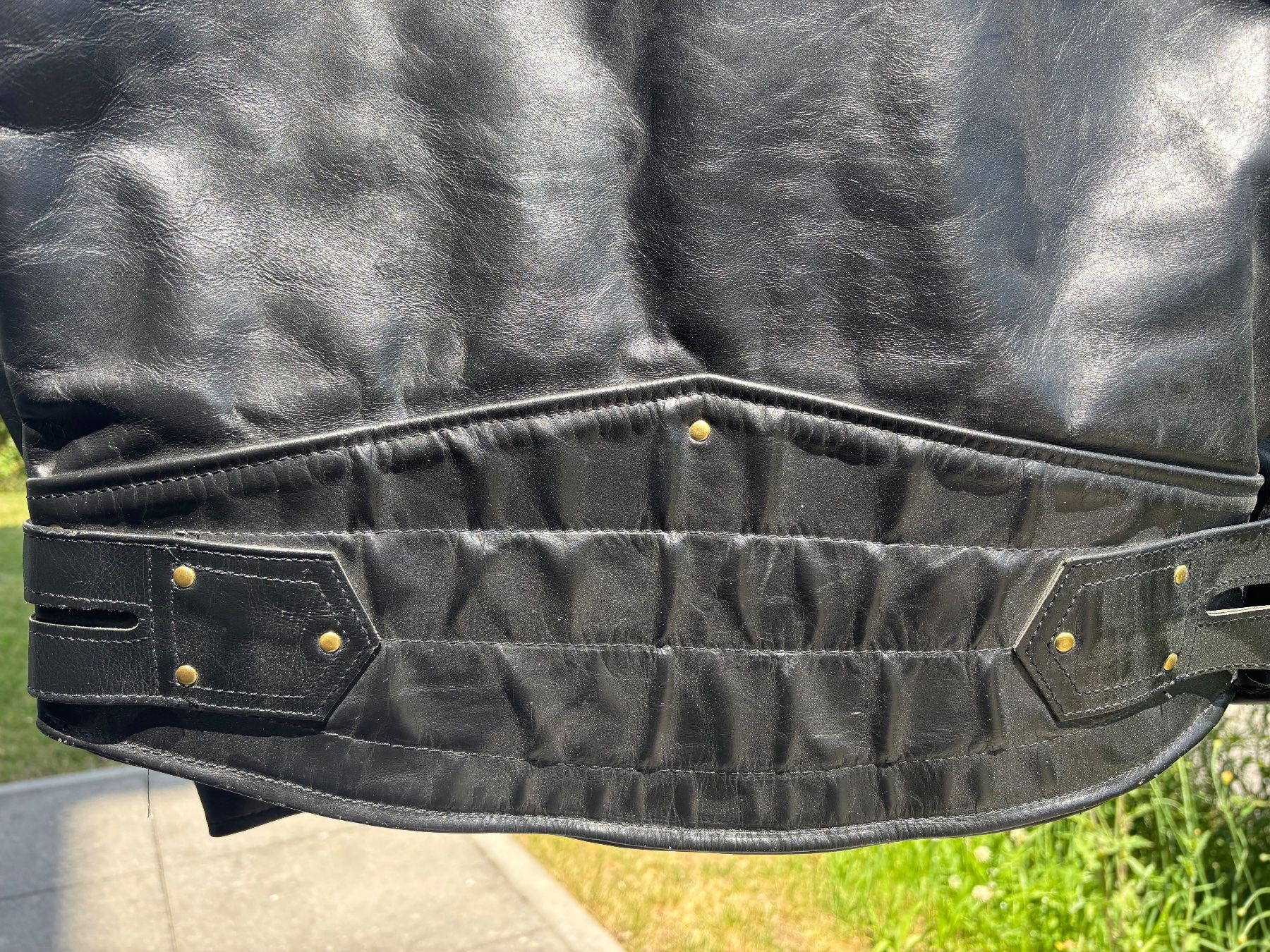 Giacche: GREAT VANSON CHOPPER BIKER LEATHER JACKET SZ 40 M L – Usato da Cossonay-Ville venduto da air_79rs 5