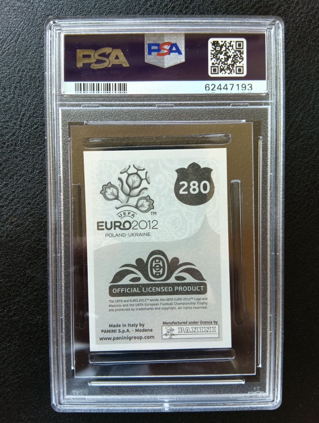 Panini Carte collezionabili: 2010 Panini Christiano Ronaldo PSA 8 #444 – Usato da Steinen venduto da antikesundseltenes 1