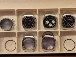 Lot Roamer Stingray Chrono Case + Dial + Gaskets + Glass⌚