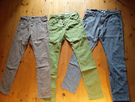 3 Hosen Please Jeans verschiedene Farben Grösse Small