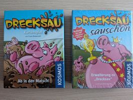 Kartenspiel "Drecksau" mit Erweiterung "Sauschön"
