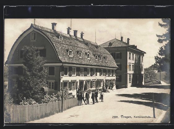 Cartes postales: Trogen, Strassenpartie bei der Kantonssc – D'occasion à Berlin par bartko-reher