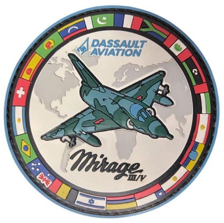 Dassault Aviation Mirage III/V Patch - Selten! mit CH Kreuz (Neu ...