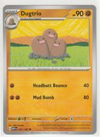 Pokémon 2023 Dugtrio (051/165) Scarlet & Violet Mew 151