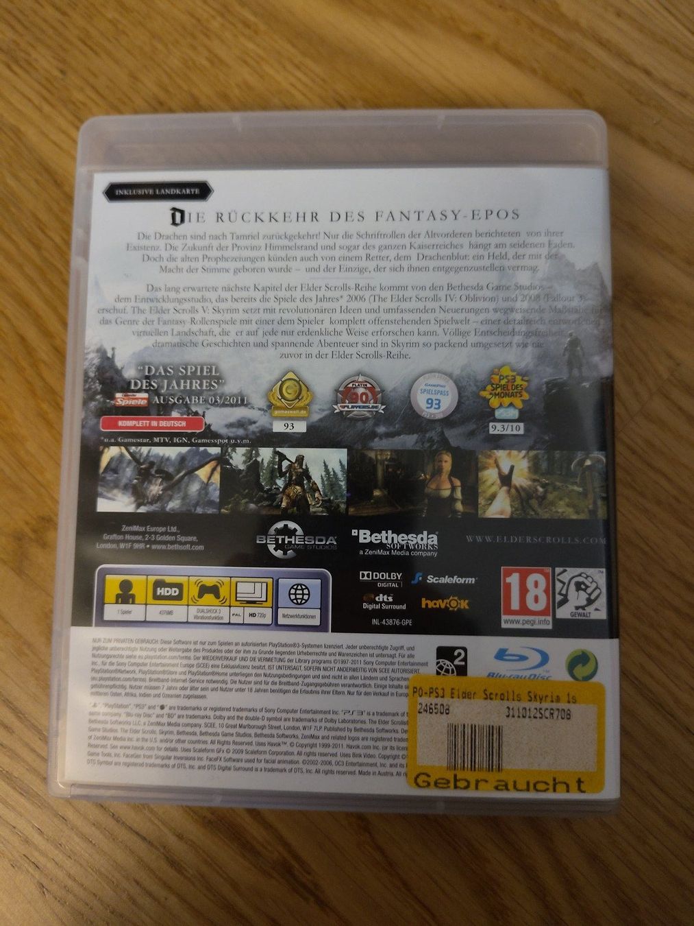 Sony Giochi: Skyrim - Playstation 3 – Usato da Kloten venduto da SuperRetroPixels 1