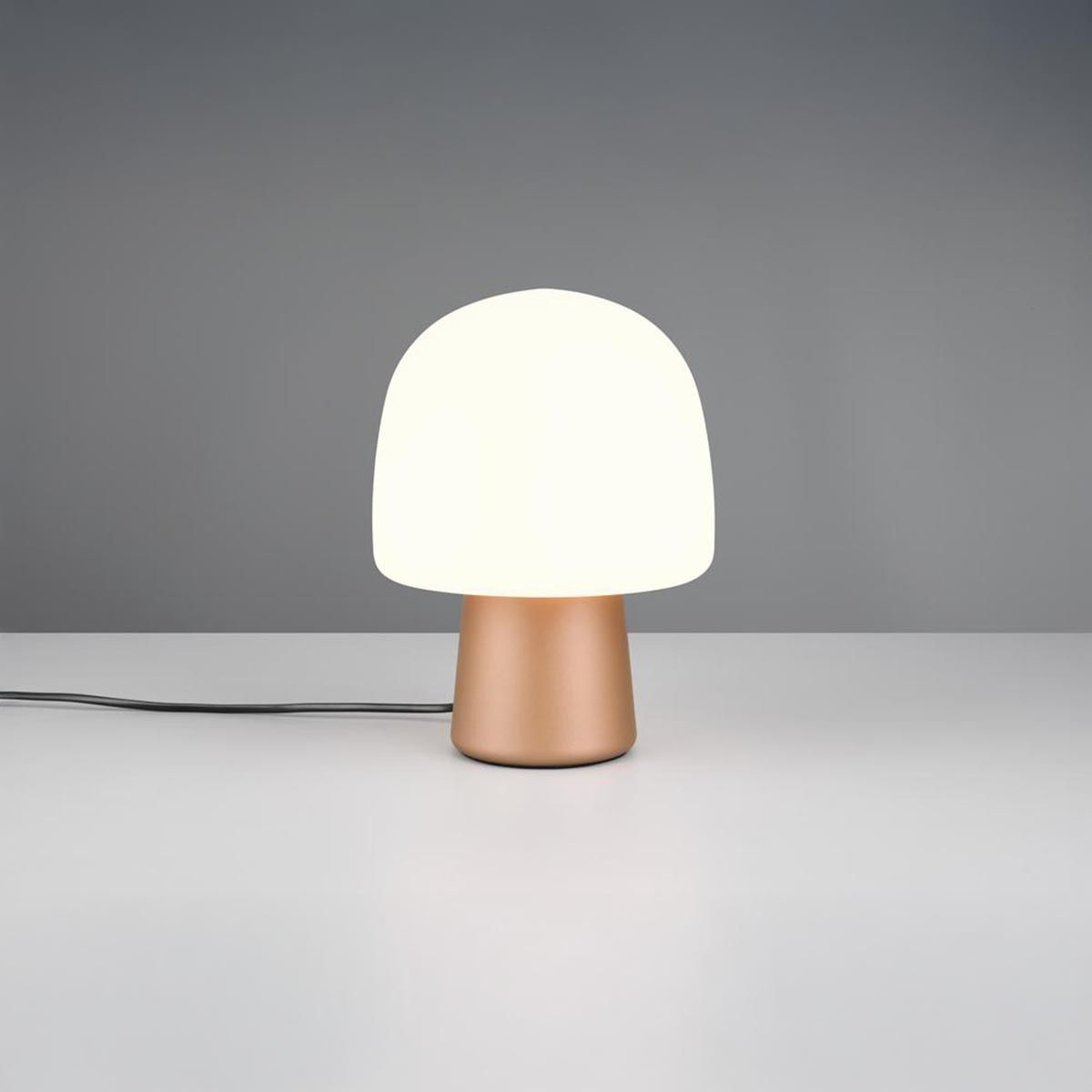 Lampade: Tischleuchte, Glas, Braun, 27 cm Höhe – Nuovo (secondo la descrizione) da Kreuzlingen venduto da Smart-Light 1