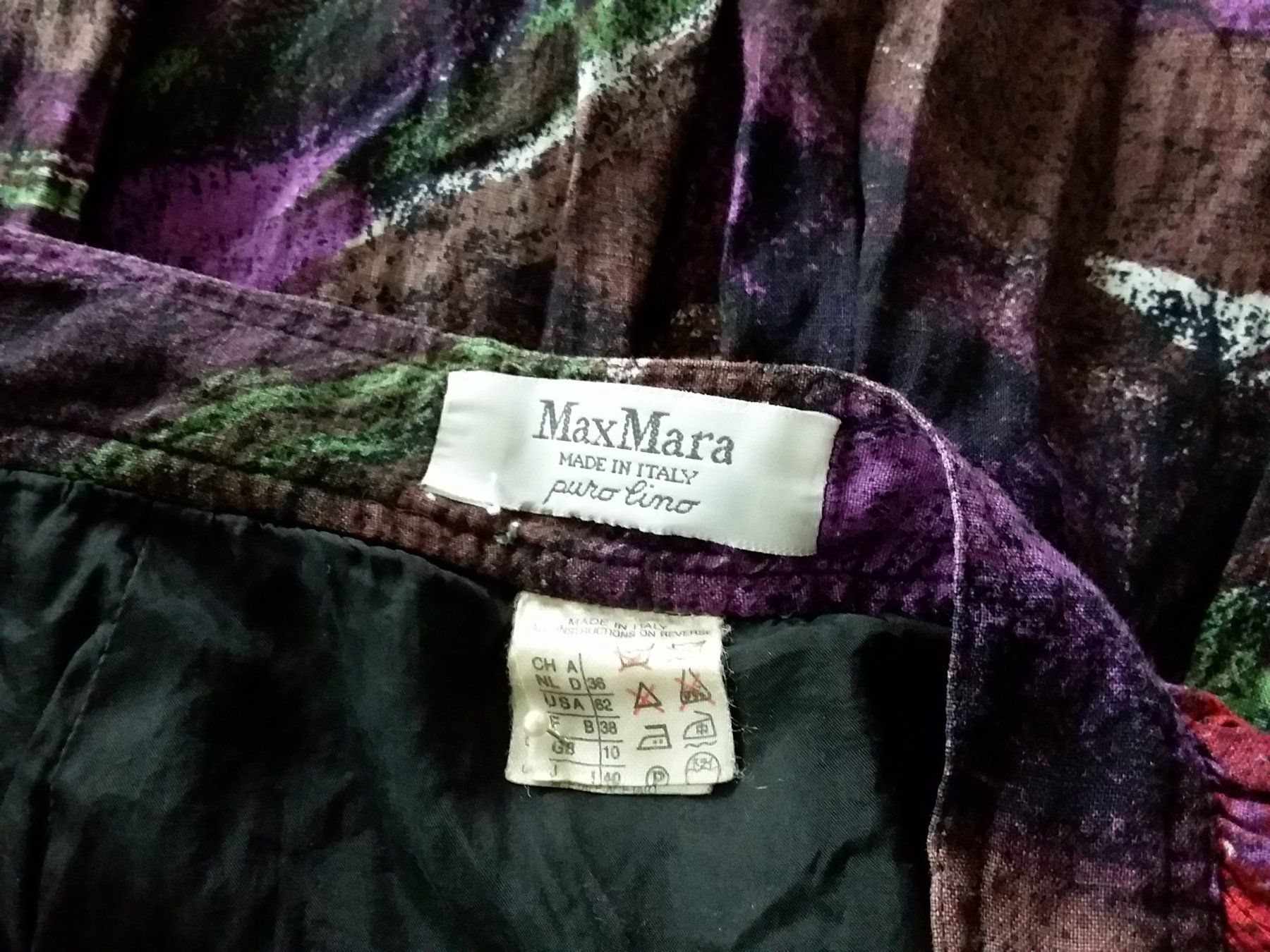Max Mara Gonne: MAX MARA Jupe Gr 36, Leinen – Usato da Immensee venduto da Btrutmann 2