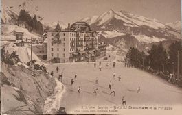 LEYSIN - Hôtel du Chamossaire et la Patinoire - 1913