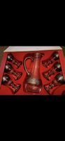 Silber Karaffe mit 6 Gläser Set Vintage 🍷✨